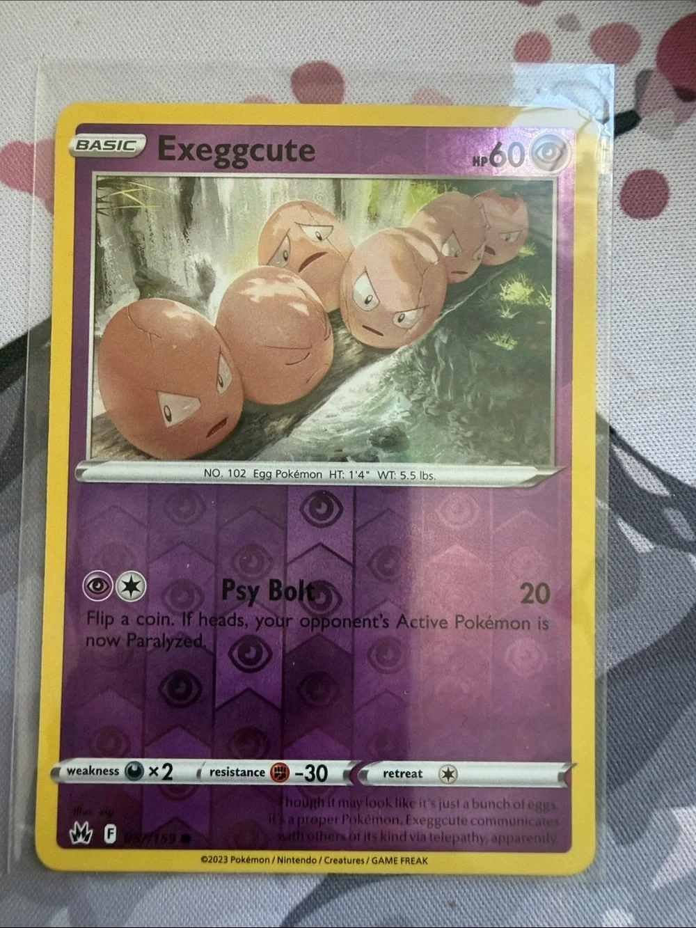 Exeggcute & Exeggutor Pokémon Evolution Lot | 6 Holo Reverse Holo Cards ✨5/$25✨